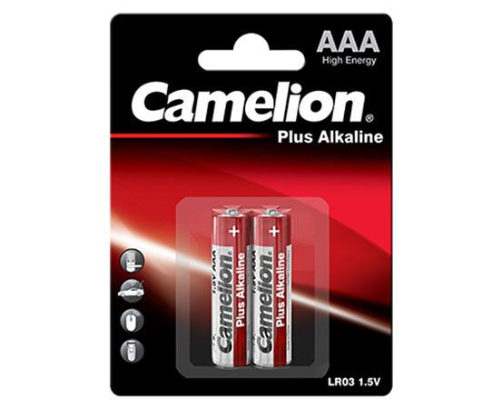 "ელემენტი Camelion Plus Alkaline AAA LR03-BP2 " — ელემენტები და ბატარეები